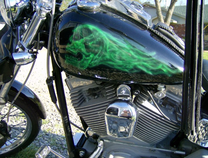 custom-paint-airbrush-freehand-flaming-metallic-green-skull
